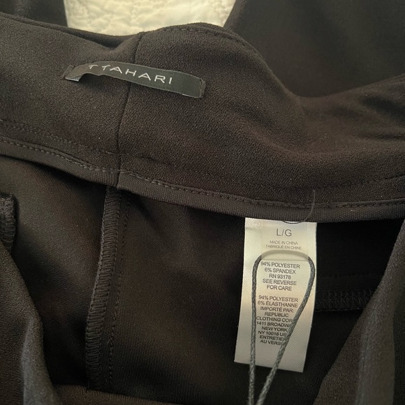 Tahari Pull-On Crepe Knit Pants - Picture 4 of 6